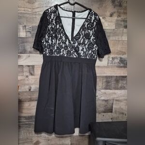 Elegant Black Lace Dress